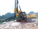 Water Well Drilling 43m Rotary Piling Rig , Hydraulic Rig For Piling CE / ISO9001