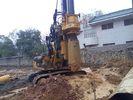 Small Hydraulic Piling Rig KR60C for Drilling 24m Depth Foundation Pile CE / ISO9001