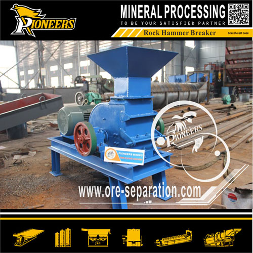 Rock Ore Stone Crushing Hitting Granulated Substance Machine