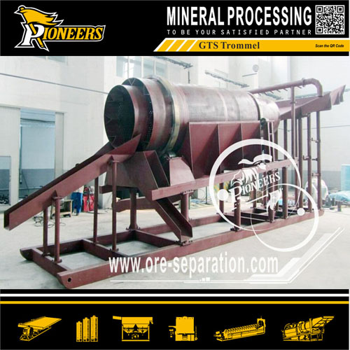 Mining Machine Trommel Rotary Screen for Gold Ore Processing
