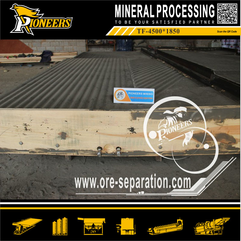6S mineral gravity separation gold shaking table concentrator