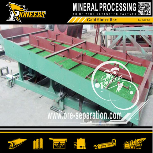 Portable Riffles Sluice Box for Gold Washing