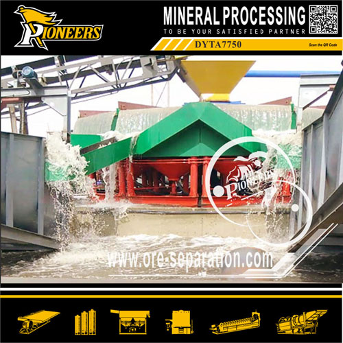 Gold Refining Machine Hydraulic Radial Jigger