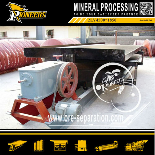 Double Layers Mining Concentrate Shaker Table Mineral Separator