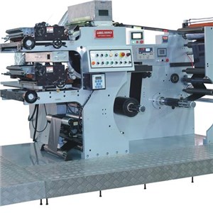2 Color Adhensive Paper Full Rotary Letterpress Machine