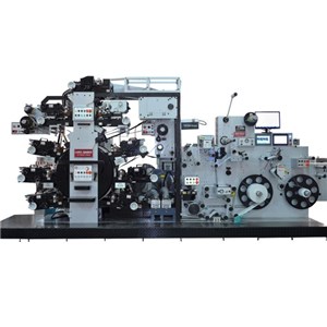 8 Color New Type Full Rotary Sticker Label Letterpress Label Printing Machine