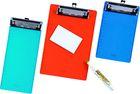 Custom Size Rainproof PVC Clip Board 2mm With Wire Clip For Menu Writing