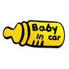 Personalized Custom PVC Signs , Baby Warning Labels For Cars With Vividly Printing