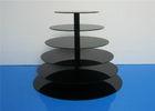 Round  Acrylic Cupcake Stands For Weddings , 6 Tier Square Wedding Cake Stands