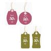 Personalized PVC Hang Tags Fashion Pretty Price Tag Small For jewelry / Retail Store