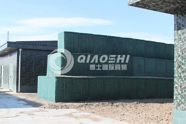 galvanized gunner safety hesco barrier cages Qiaoshi