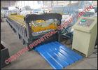 Strong Corrugated Sheet Roll Forming Machine With Mitsubishi PLC Control