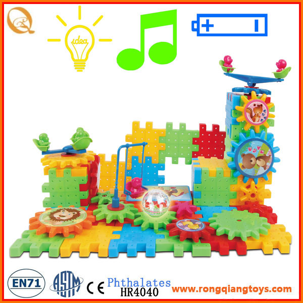 Plastic cube building block toys for kids BK8888003