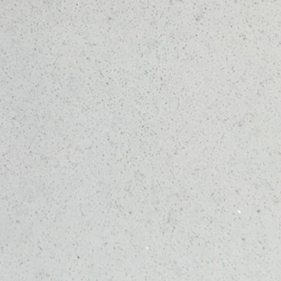 Fresh White with Small Mirror Dust Particle Quartz Stone Slab 