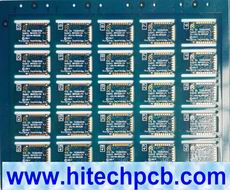 4 layers Semi hole multilayer printed circuit board
