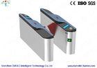 Automatic RFID Card Subway Turnstile Access Control System , Flap Turnstile