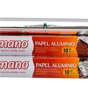 Aluminum foil pouch, made of laminated plastic multiple layer film 