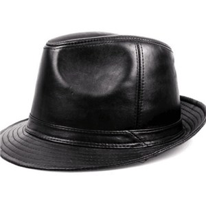 Leather Fedora