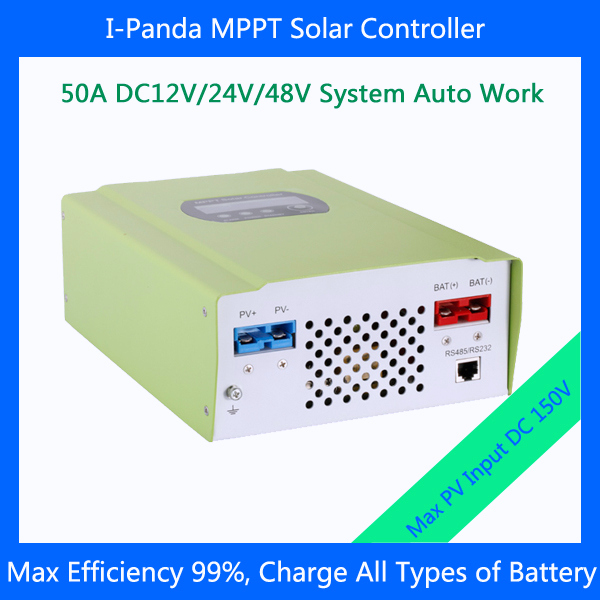 CE RoHS approved 50A 48 Volt Controller, efficiency 99% MPPT solar charger controller 12V 24V 48V auto work