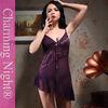 Embroidered fantasy skimpy lingerie Sexy Chemise ladies underwear