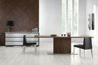 Contemporary Simple Black Walnut Dining Table / Home Office Desk