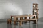 Commericial Solid Wood Book Shelves Rack With Simple Design Custom Bookshelves