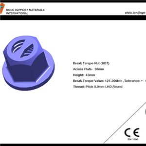 Hex Dome Pre-stress Nut