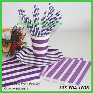 Striped Party Tableware