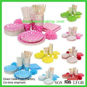 Polka Dots Party Tableware