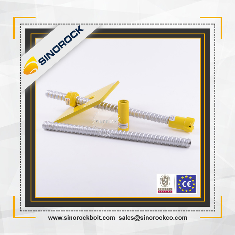 SINOROCK civil engineering tools self-drilling steel anchor bolt