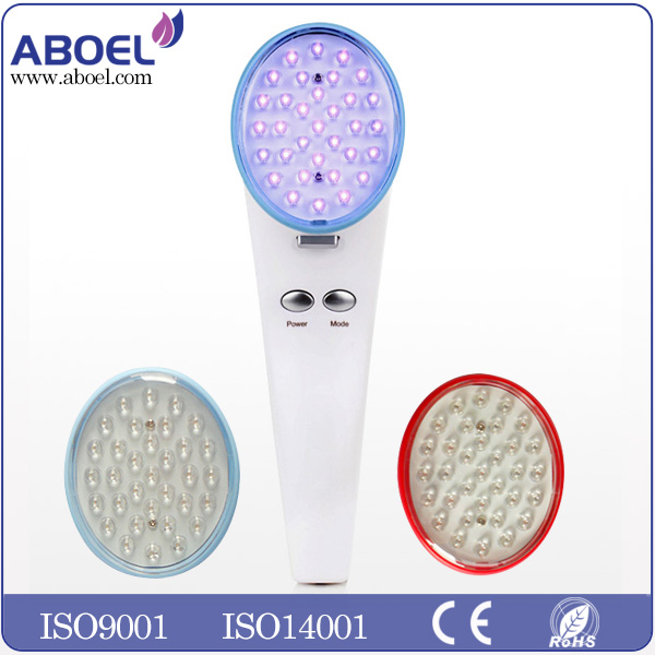 3 In 1 Acne Blue Red LED Light Therapy 33 LED Bulb for Treatment Acne and Acne Scars 415nm 660nm