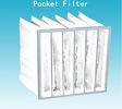 Non Dust Room G4 Pocket Air Filter Bag 592mm Width With High Dust Holding