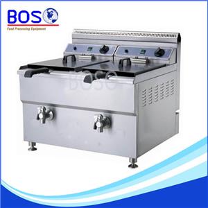 Twin Tank Electric Deep Fryer (BOS-34V)