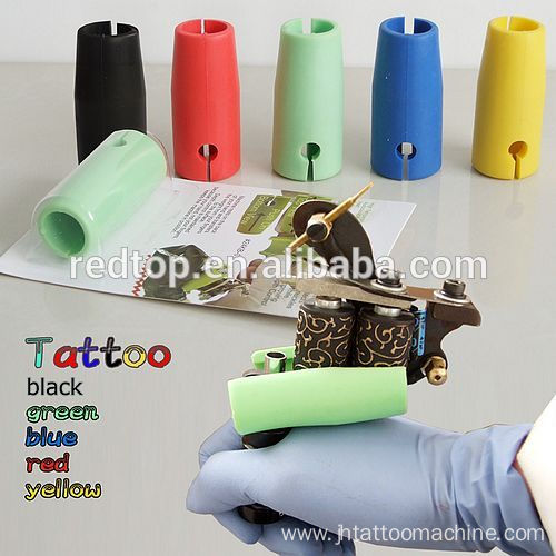 stainless steel Silicon tattoo grip cover