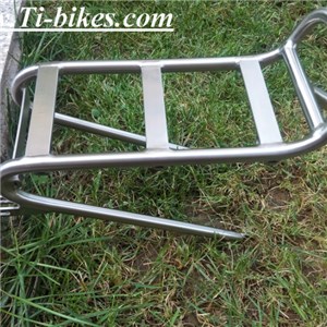Titanium front Rack With Hand Brush Finished