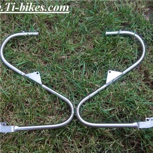 Titanium Front Rack & quot;S& quot; Shape Sand Blasting