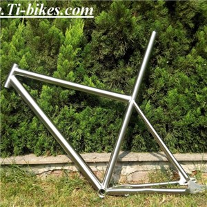 Titanium MTB Bike Frame Long Seat Tube