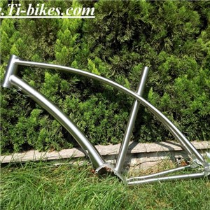 Titanium MTB Bike Frame With Bosch Motor Bracket