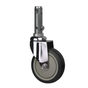 Central brake medical casters