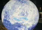 Large Inflatable Globe Helium Custom Advertising Balloons Harness Strings Attached