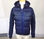 Blue Casual Ladies Clothing , Warm Winter Jacket with Knitted Sleeve