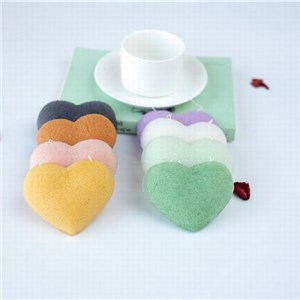 Heart Shaped Kongjac Sponge