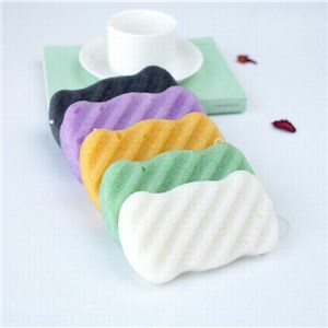 Wavy Shaped Bath Kongjac Sponge