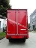 Flexible Steering Red Electric Cargo Van 48 Battery Power 4 Tons Load Capacity
