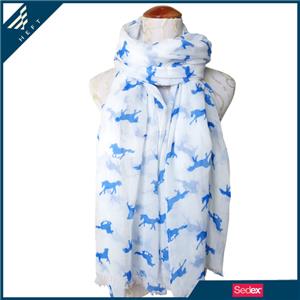 Horse Printed Scarf