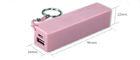 Pink Mini Cute Power Bank For Smartphones , Rechargeable External Battery Bank