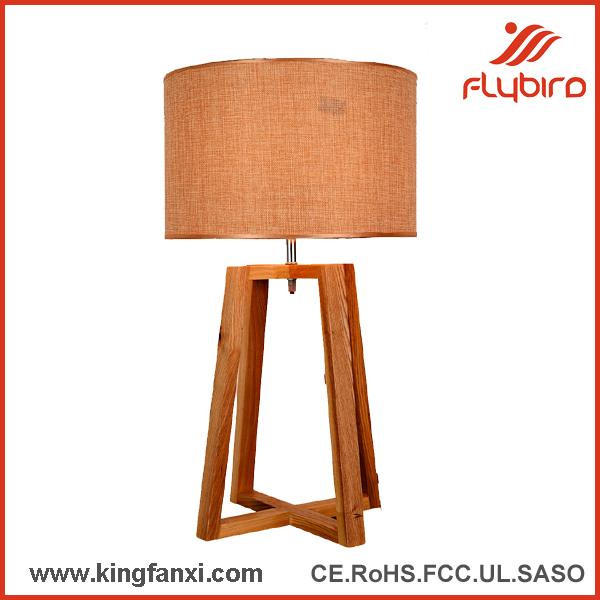 decorative wood  table lamp