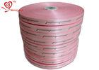100% Polyester Custom Printed Ribbon 1 / 4 inch Pink satin ribbon for Banding Bags