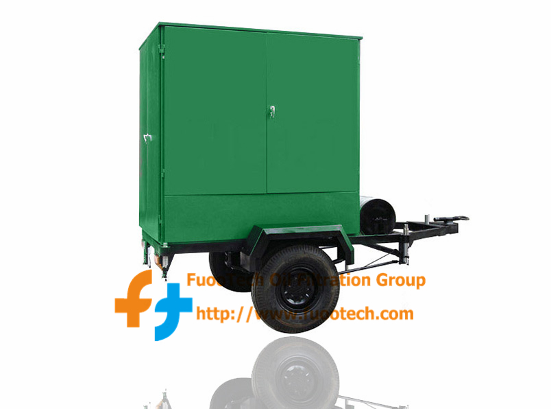 Series ZYD-O Mobile & Fully Enclosed Type Double-Stage Vacuum Insulating Oil Treatment Plant