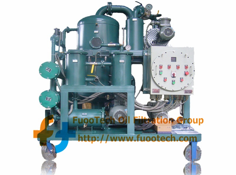 Series ZYD-EX Explosion-Proof Type Double-Stage Vacuum Transformer Oil Filtration Machine